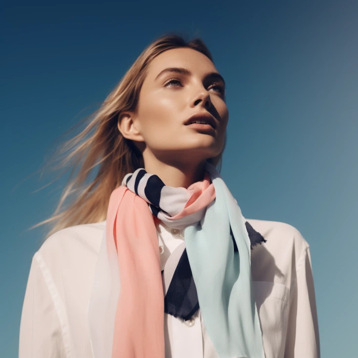 Skräddarsydd polyesterhalsduk